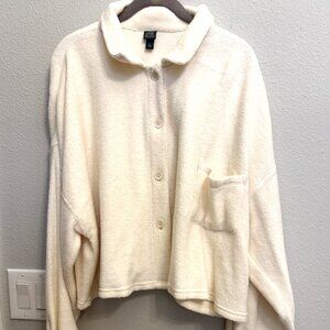 Wild Fable Cream/White Crop Jacket-  XL